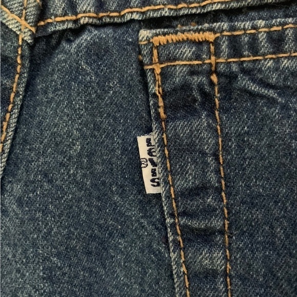 Rare Vintage 70s Levi's USA Made 573 White Tab Tapered Leg Mom Jeans Size 12/31 - Picture 11 of 12